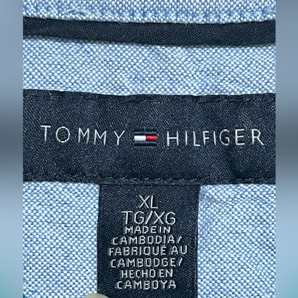 Tommy Hilfiger Green Custom Fit Polo Shirt - Size XL - Picture 5 of 10